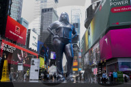 Statue Of A Black Woman In Times Square 