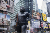 Statue Of A Black Woman In Times Square 