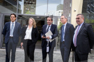 Eric Lombard And Marc Ferracci Sign A Nuclear Industry Contract, At Essonne, Ile De France