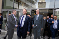 Eric Lombard And Marc Ferracci Sign A Nuclear Industry Contract, At Essonne, Ile De France