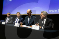 Eric Lombard And Marc Ferracci Sign A Nuclear Industry Contract, At Essonne, Ile De France