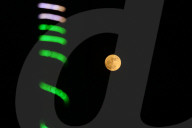 Strawberry Moon In Kashmir, India
