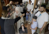 Members Of The Abed Family, Refugees, Meet With Nadya Rasheed, Palestinian Ambassador To Mexico
