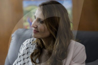 Members Of The Abed Family, Refugees, Meet With Nadya Rasheed, Palestinian Ambassador To Mexico