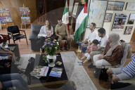 Members Of The Abed Family, Refugees, Meet With Nadya Rasheed, Palestinian Ambassador To Mexico