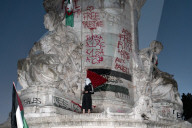 Second Evening Of A Rally In Paris For Gaza