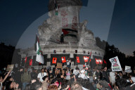 Second Evening Of A Rally In Paris For Gaza