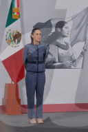 Mexico’s President Claudia Sheinbaum  Briefing
