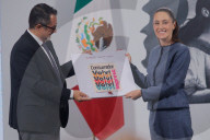 Mexico’s President Claudia Sheinbaum  Briefing