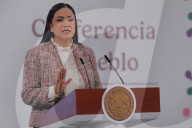 Mexico’s President Claudia Sheinbaum  Briefing