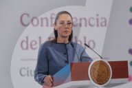 Mexico’s President Claudia Sheinbaum  Briefing