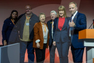 Rachel Reeves UK Chancellor of the Exchequer addresses the GMB conference