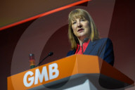 Rachel Reeves UK Chancellor of the Exchequer addresses the GMB conference