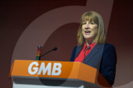 Rachel Reeves UK Chancellor of the Exchequer addresses the GMB conference