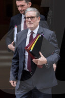 Keir Starmer Departs Downing Street For PMQs In London