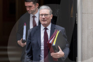 Keir Starmer Departs Downing Street For PMQs In London