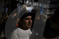 Thousands Of Activists Hold Vigil Outside The Home Of Cristina Kirchner's Daughter.