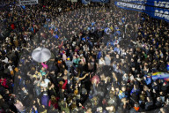 Thousands Of Activists Hold Vigil Outside The Home Of Cristina Kirchner's Daughter.