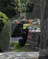 Construction  Happening On The North Lawn Of The White House  For The 100ft Flag Poll 
