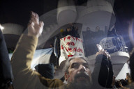 Thousands Of Activists Hold Vigil Outside The Home Of Cristina Kirchner's Daughter.