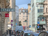 Weapon Store Sign In Central Vienna