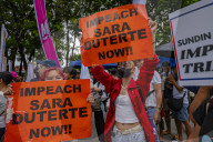 Protest Calling For Vice President Sara Duterte's Impeachment