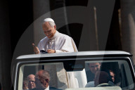 Pope Leo XII Holds His Weekly Audience At St. Peter's Square