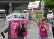 Second Strike By Legal Aid Support Workers In Quebec City