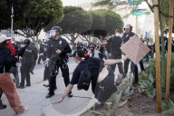 Violent protests against ICE in Los Angeles