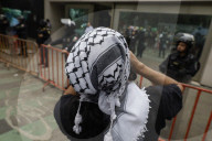 Pro-Palestine Activists Protest At Spanish, German, And French Embassies Against The Israeli Army's Interception Of The Madleen Flotilla