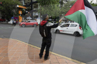 Pro-Palestine Activists Protest At Spanish, German, And French Embassies Against The Israeli Army's Interception Of The Madleen Flotilla