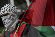 Pro-Palestine Activists Protest At Spanish, German, And French Embassies Against The Israeli Army's Interception Of The Madleen Flotilla