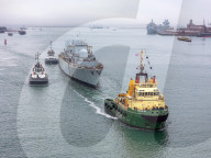 HMS Bristol departs Portsmouth for the last time by Maritime Photographic
