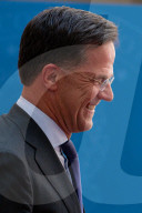 Italy's Prime Minister, Giorgia Meloni Welcomes NATO's Secretary General Mark Rutte At Palazzo Chigi