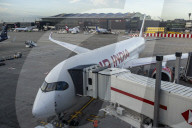 Air India Airbus A350-900 Aircraft At London Heathrow Airport