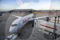 Air India Airbus A350-900 Aircraft At London Heathrow Airport