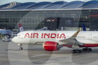 Air India Airbus A350-900 Aircraft At London Heathrow Airport