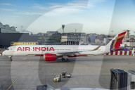 Air India Airbus A350-900 Aircraft At London Heathrow Airport