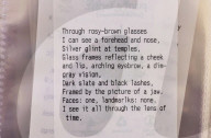 Camera writes poetry instead of taking photos