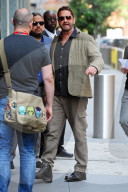 Gerard Butler In Laid-Back Urban Cool In Effortless Street Style - 12 Jun 2025