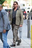Gerard Butler In Laid-Back Urban Cool In Effortless Street Style - 12 Jun 2025
