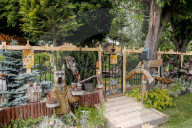 Folk Wood Art In Polish Countryside