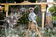 Folk Wood Art In Polish Countryside