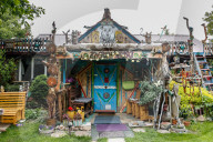 Folk Wood Art In Polish Countryside
