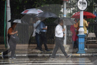 Monsoon Rain In Kolkata, India