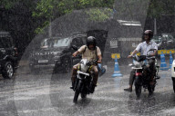 Monsoon Rain In Kolkata, India