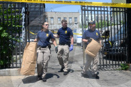 Multiple Vehicles Were Set On Fire In An Arson Attack In A Parking Lot With NYPD Vehicles On Myrtle Avenue And DeKalb Avenue