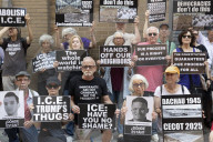 Immigration Vigil At Department Of Homeland Security