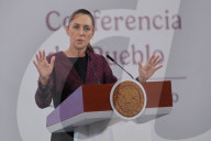 Mexico’s President Claudia Sheinbaum Holds Briefing