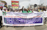 End Bad Governance Protest In In Lagos, Nigeria